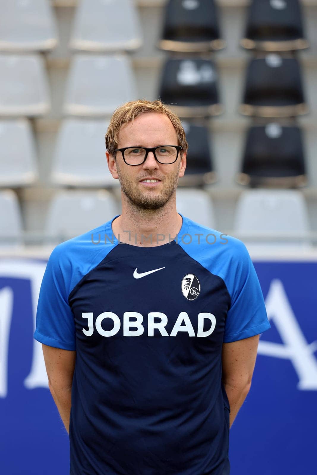 Sporting Director Martin Schweizer (SC Freiburg II / U23)  at the team photo SC Freiburg II - U23 - Season 2023/24 -