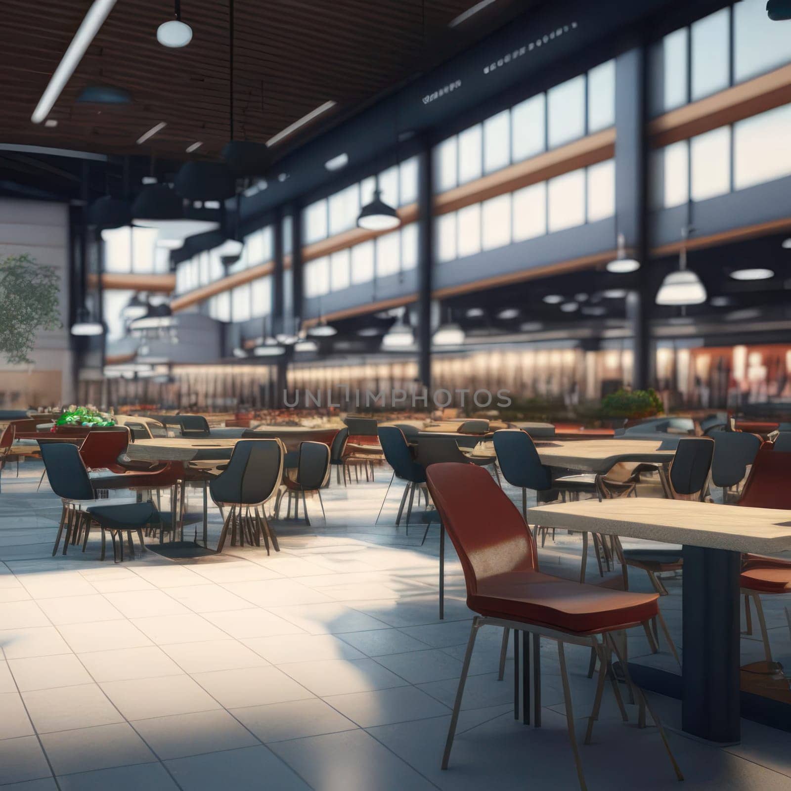 Cafe. Image created by AI