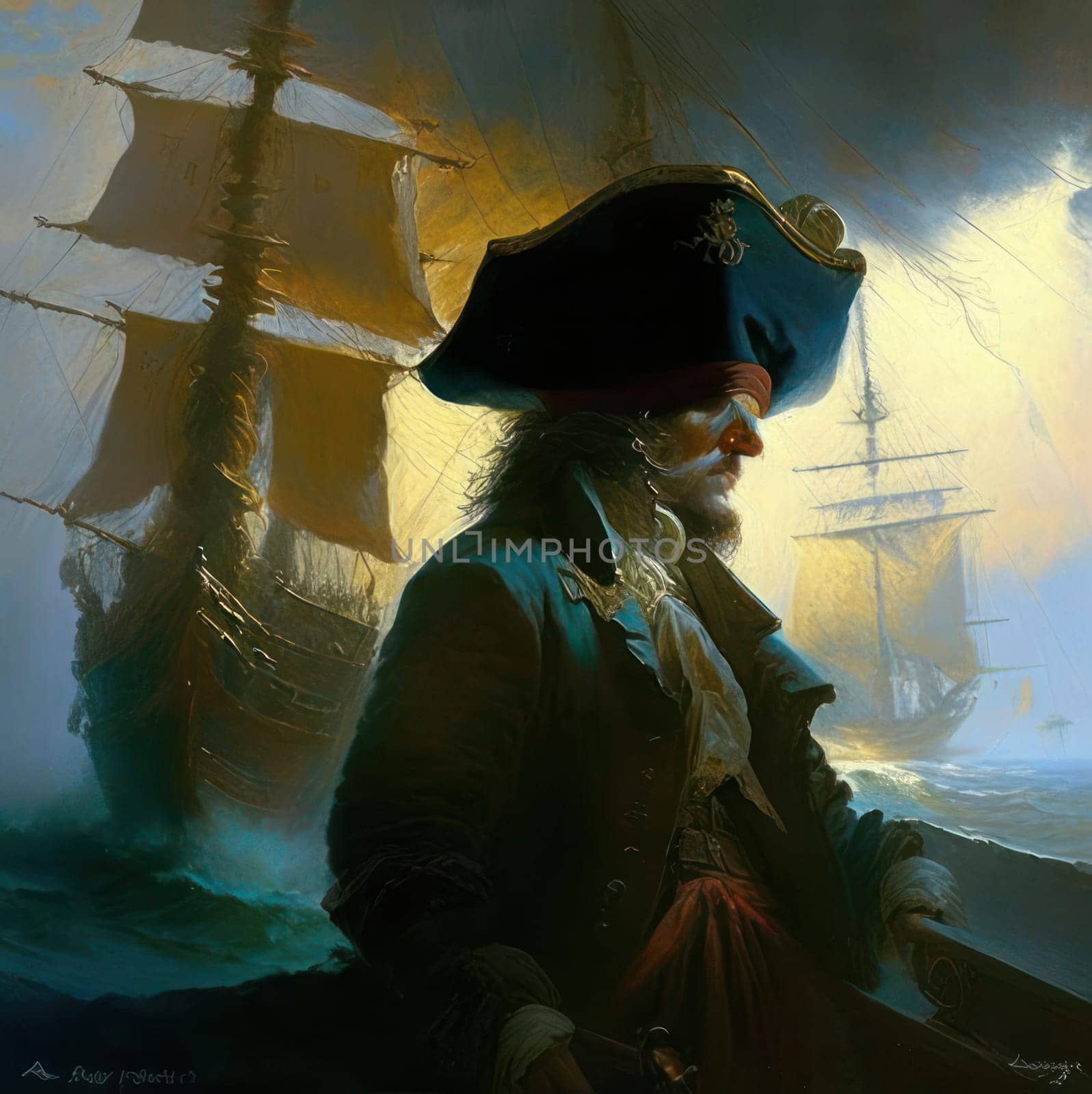 pirate. Image created by AI