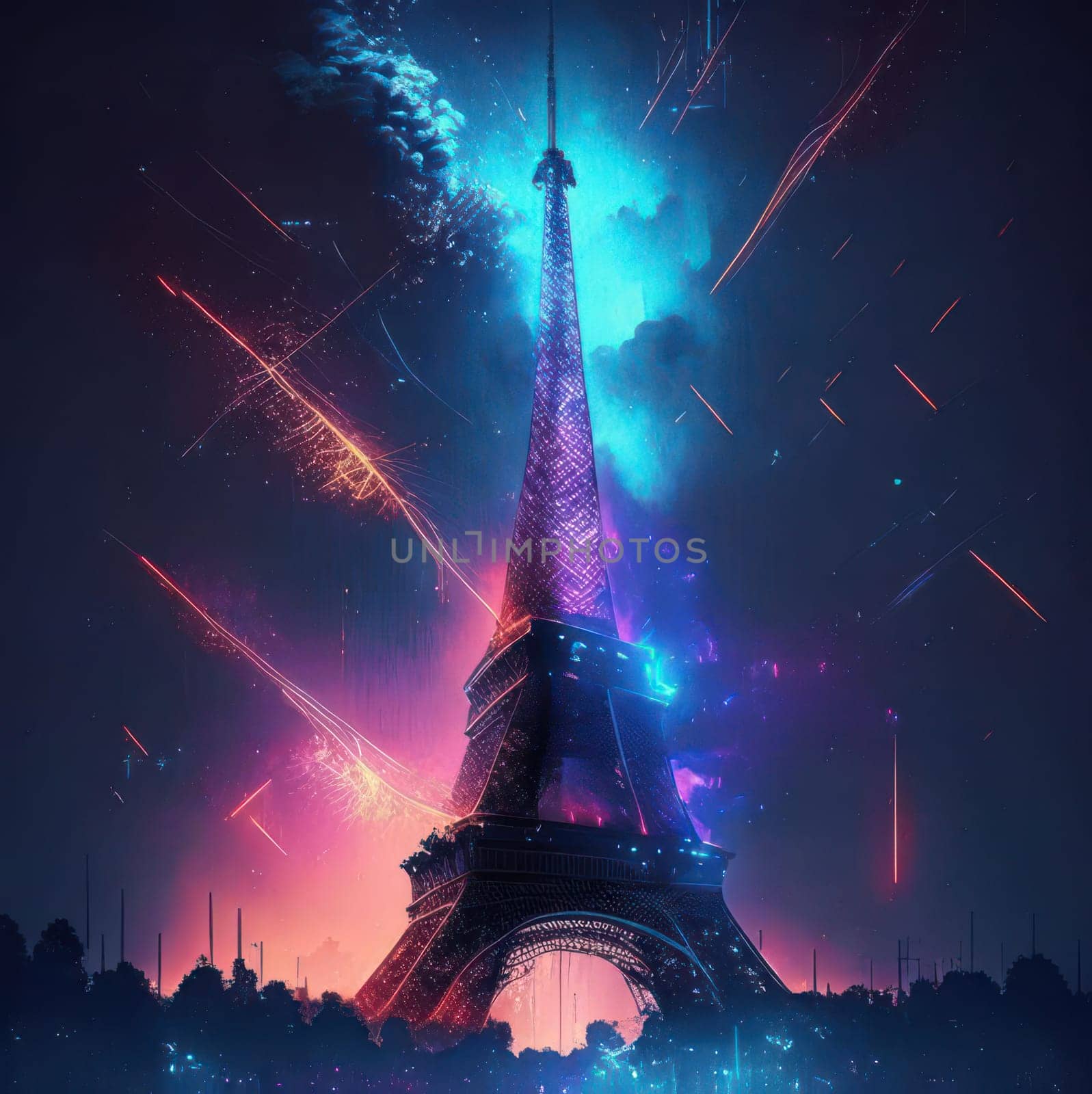 Eiffel Tower. Image created by AI