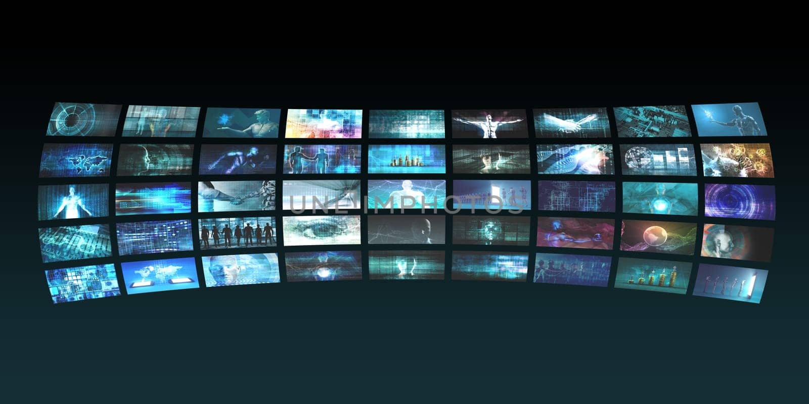 Multimedia Background For Digital Network On The Internet