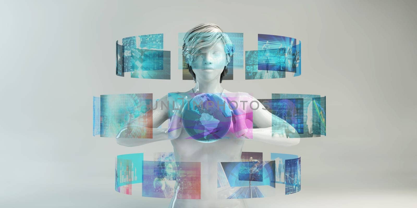 Cyber Interface Smart Technology of the Future as Concept