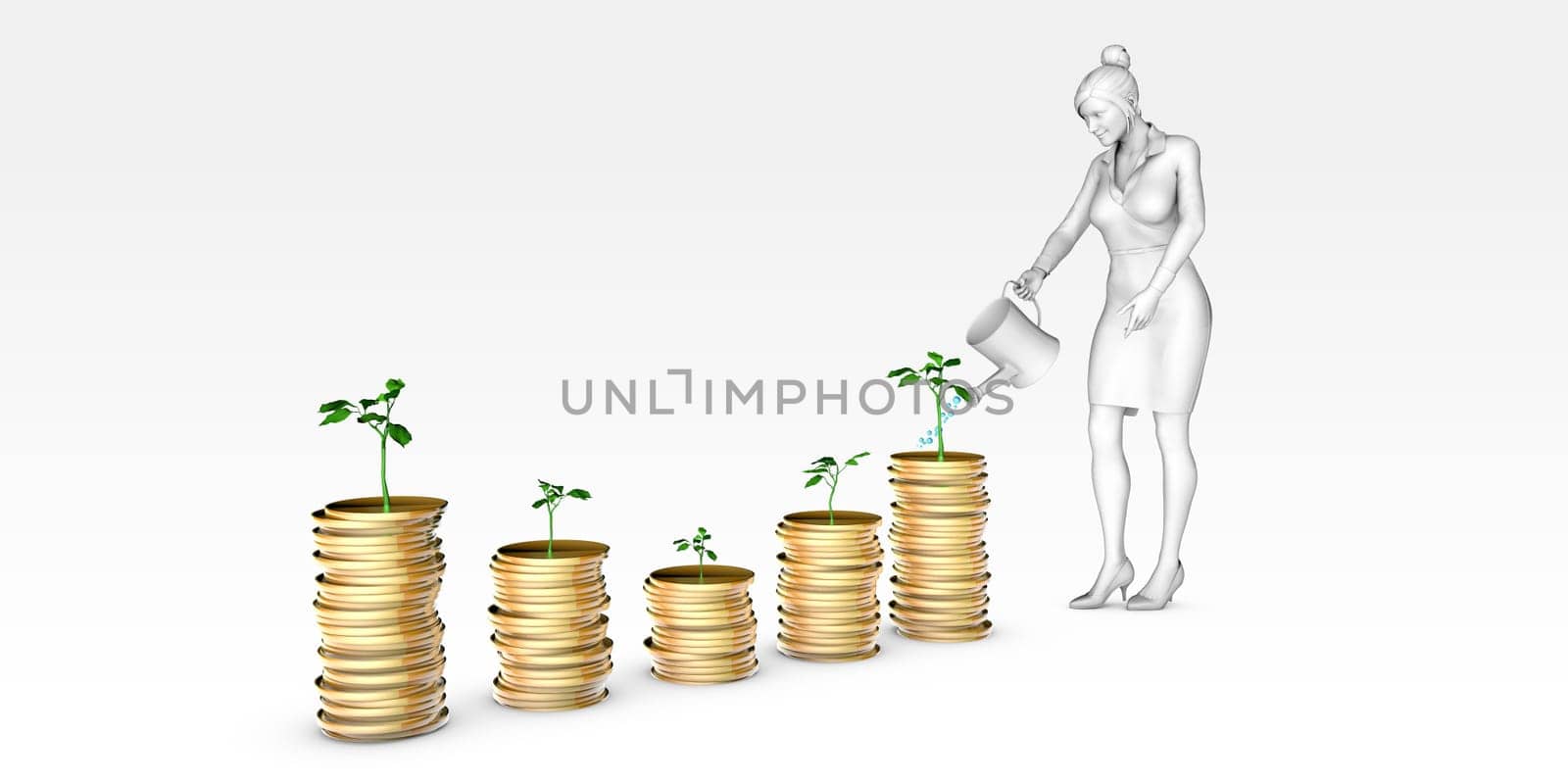 Finance Digital Data Accounting Technology Concept
