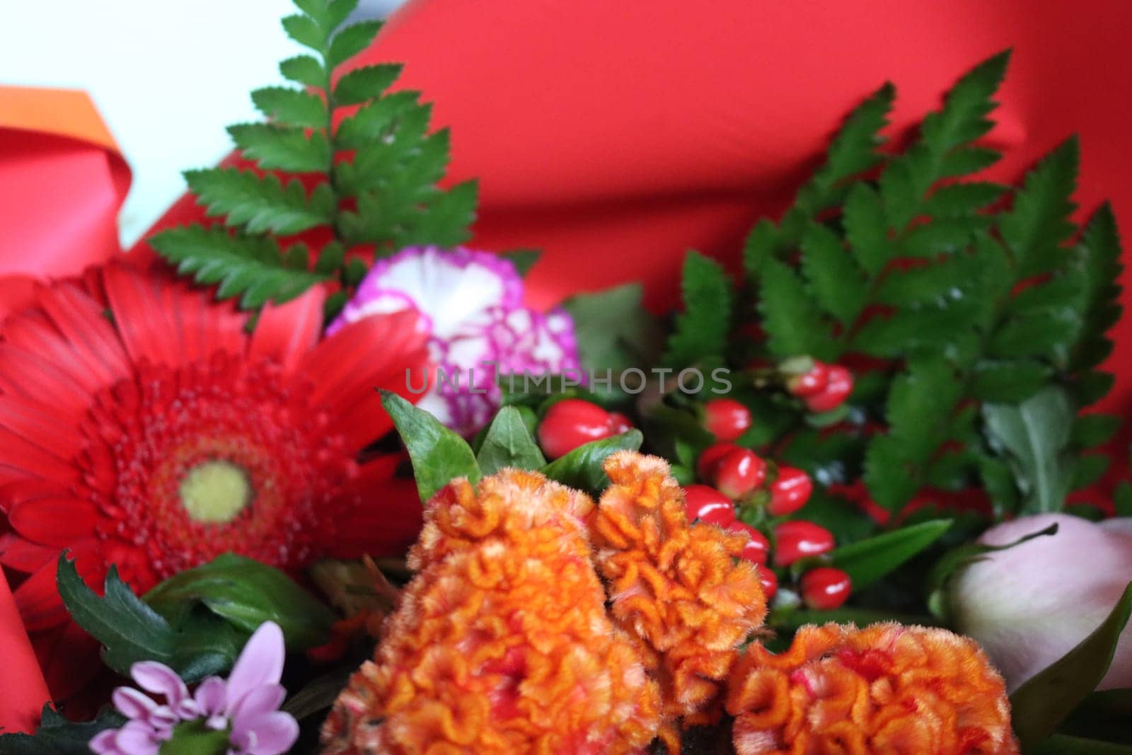 beautiful flower master with natural bright colors aroma gift
