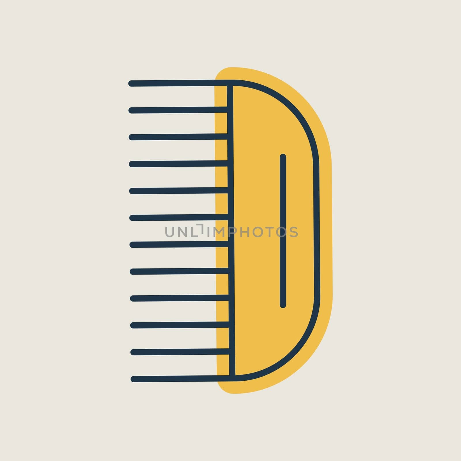 Hairbrush baby vector isolated icon. Graph symbol for children and newborn babies web site and apps design, logo, app, UI