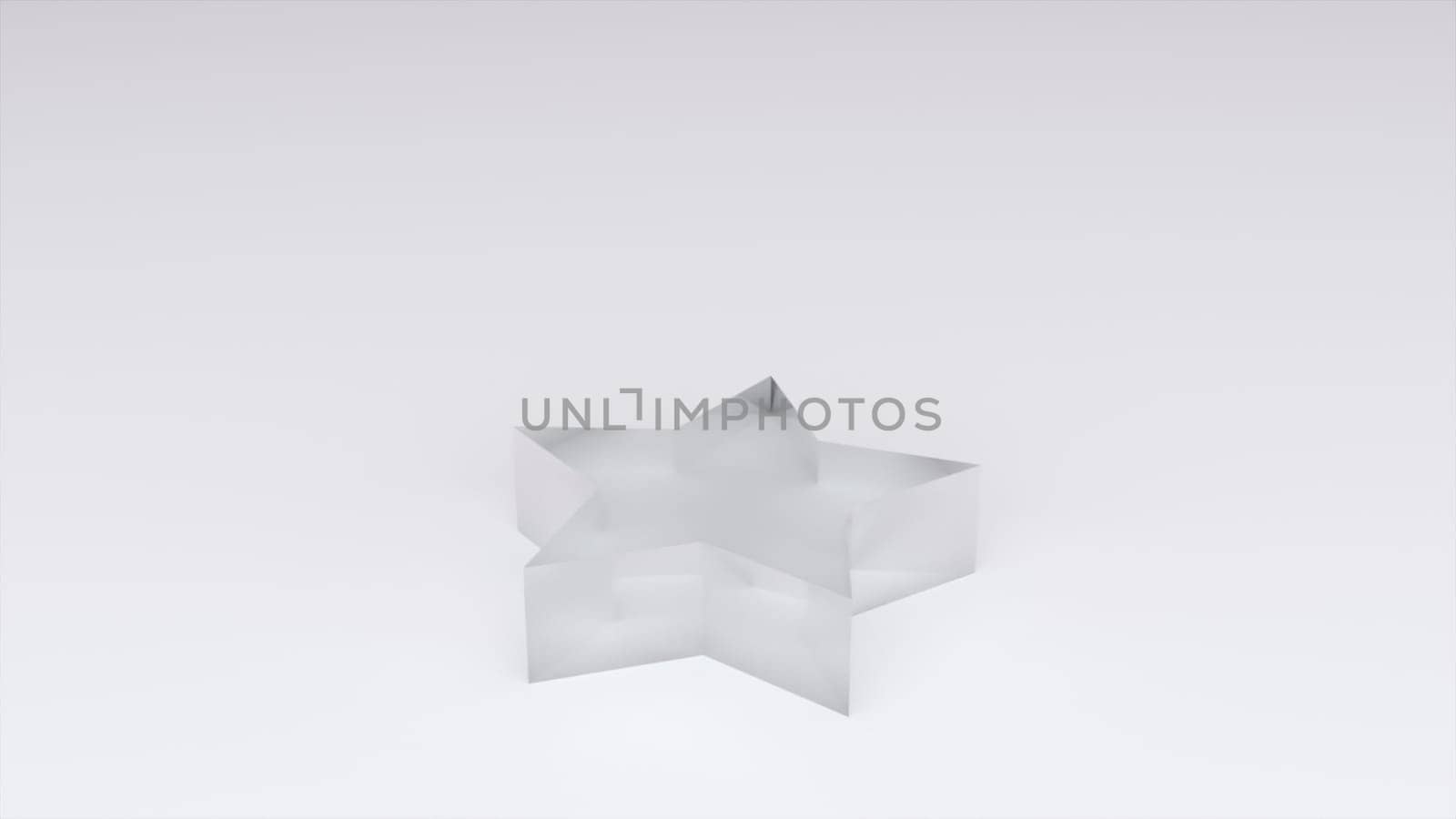 Abstract glass star. Computer generated 3d render,Abstract glass star. Computer generated 3d render