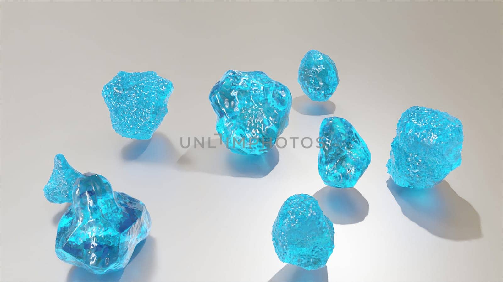 Glass blue rock. Computer generated 3d render,Glass blue rock. Computer generated 3d render