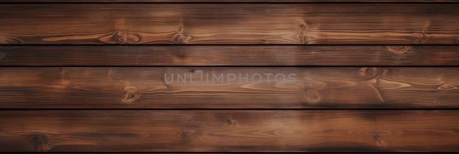 Old vintage brown wooden texture, wooden plank floor. Wood timber wall background. Generative AI