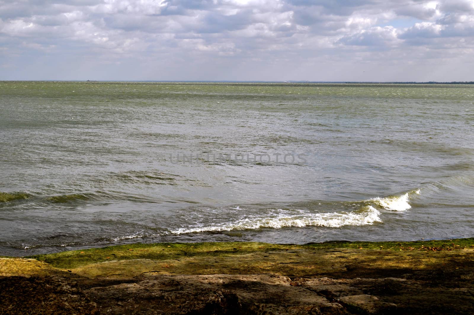 Rocks and water background