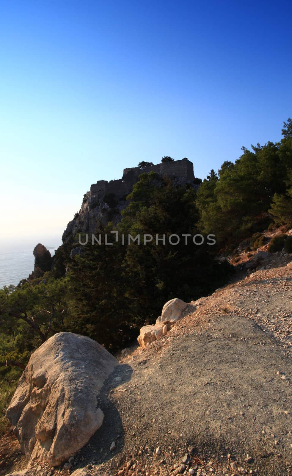 Monolithos Castle by olliemt