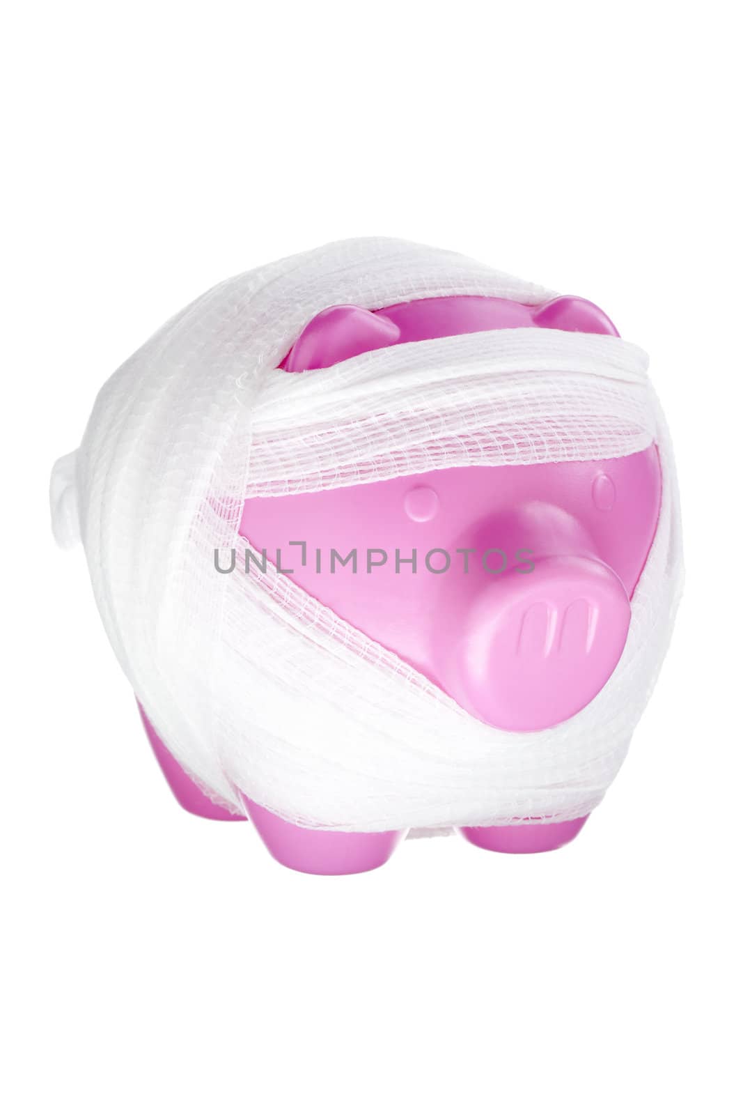 piggy bank covered with bandage by kozzi