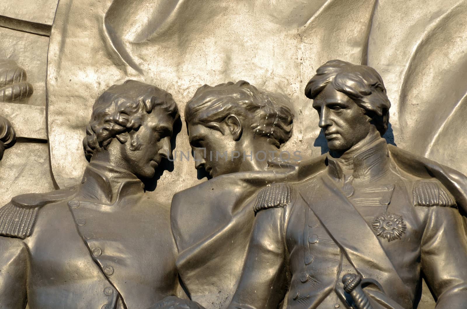 Bronze Relief at Base of Nelsons Column