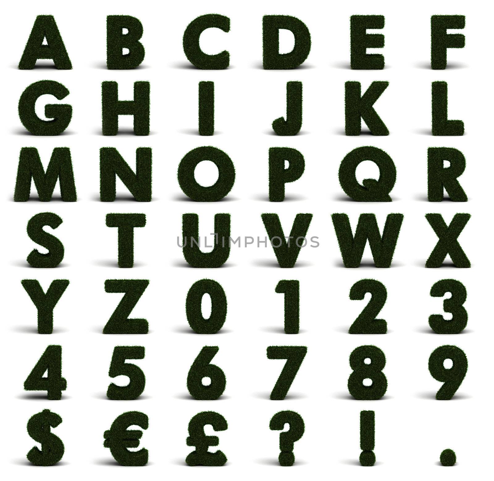 Grass Alphabet