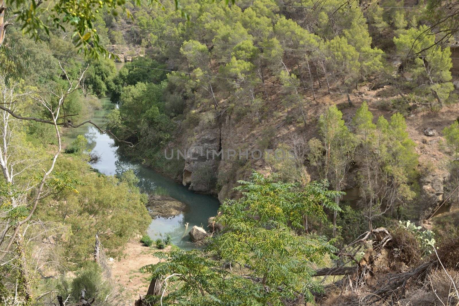 ardales natural park in the park located fifty kilometers from Malaga