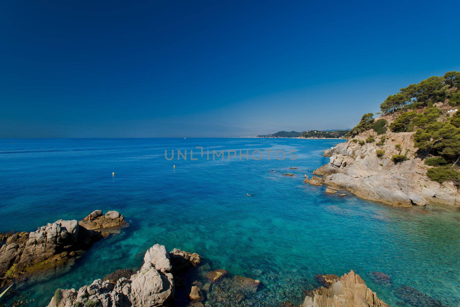 Spanish east coast at the Costa Brava