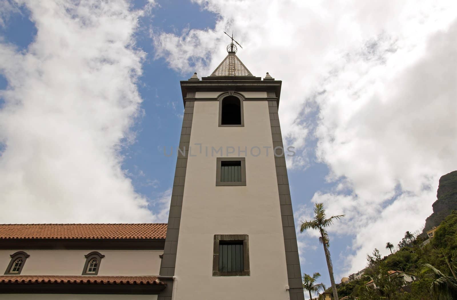 Church Sao Vicente, bell tower, Madeira