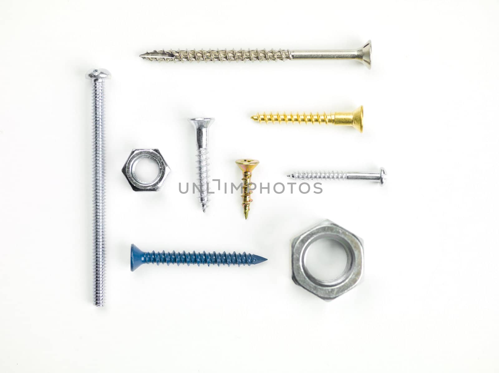 Flat Shot Screws and Nuts by kozzi