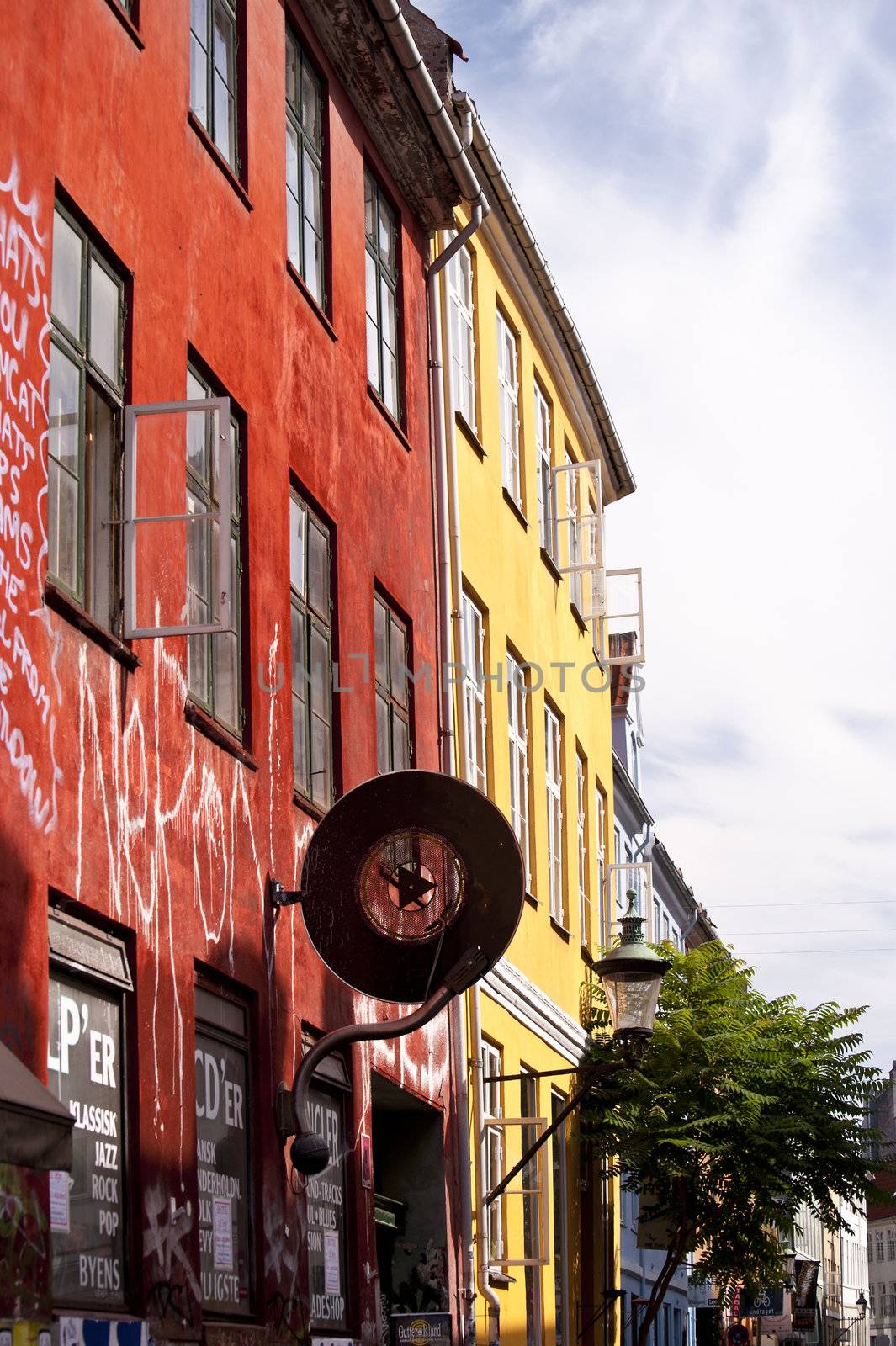 Scene in the old town of Copenhagen