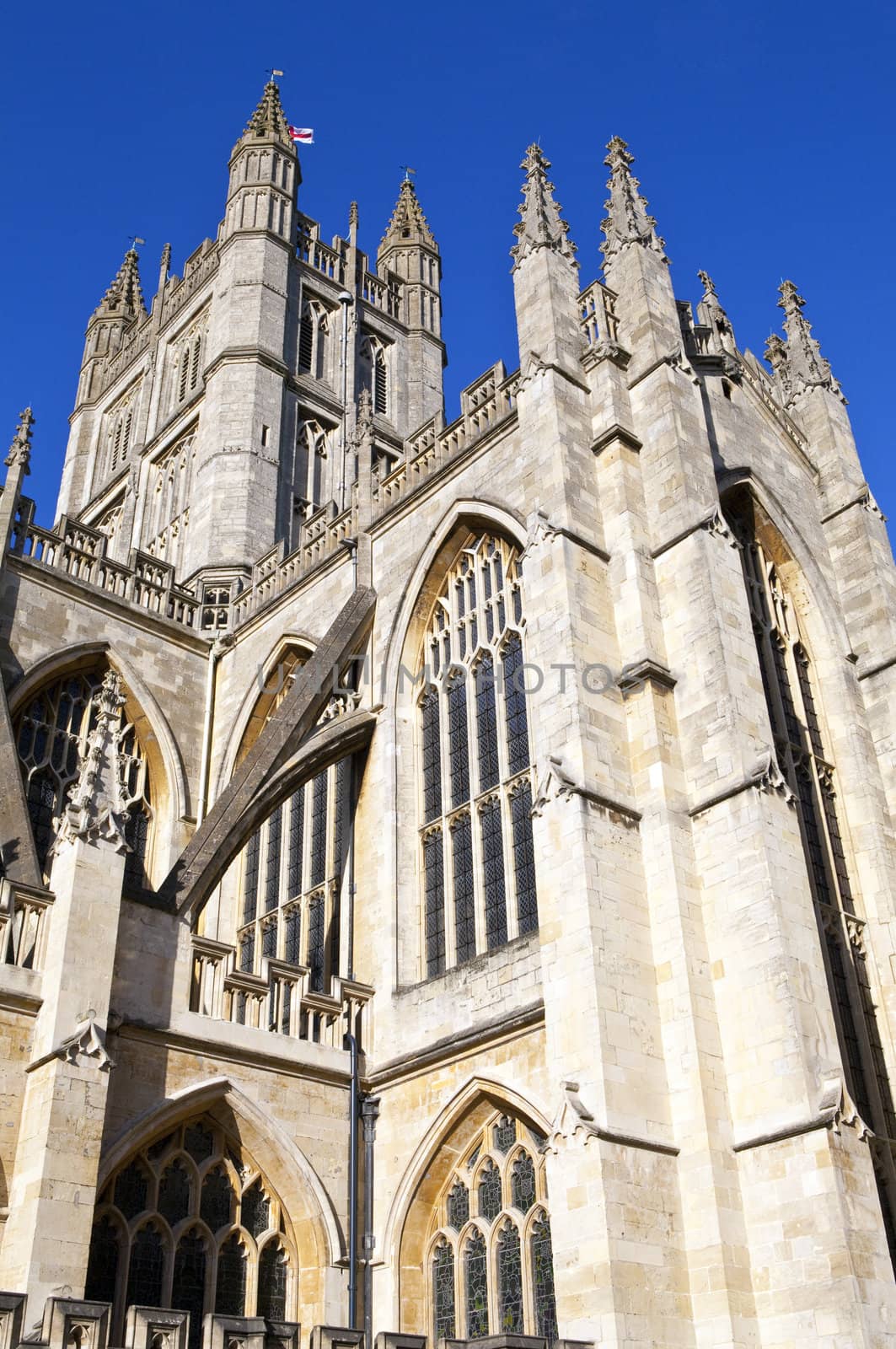 Bath Abbey (also known as Abbey Church of Saint Peter and Saint Paul) in Bath, Somerset.
