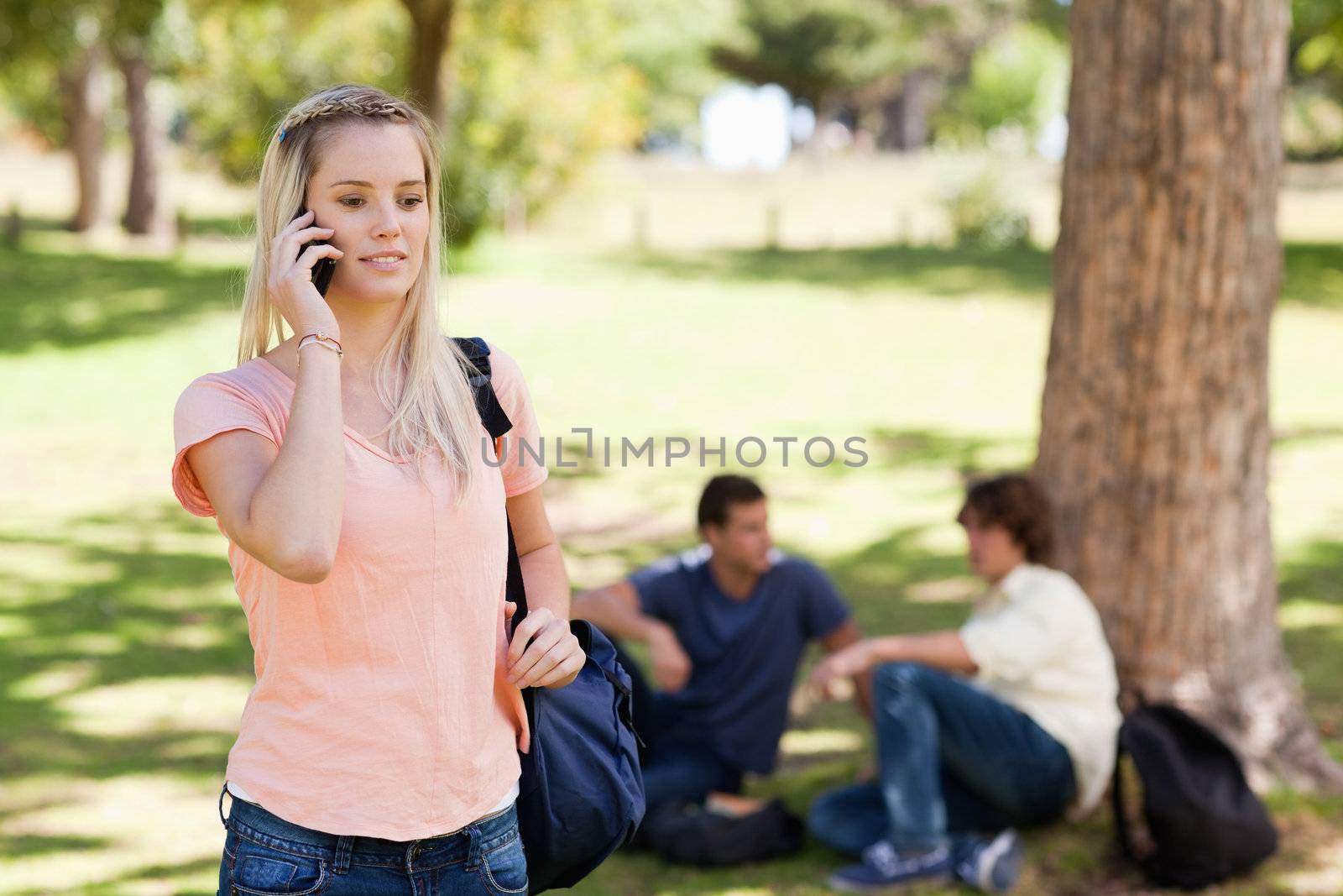 Girl on the phone by Wavebreakmedia