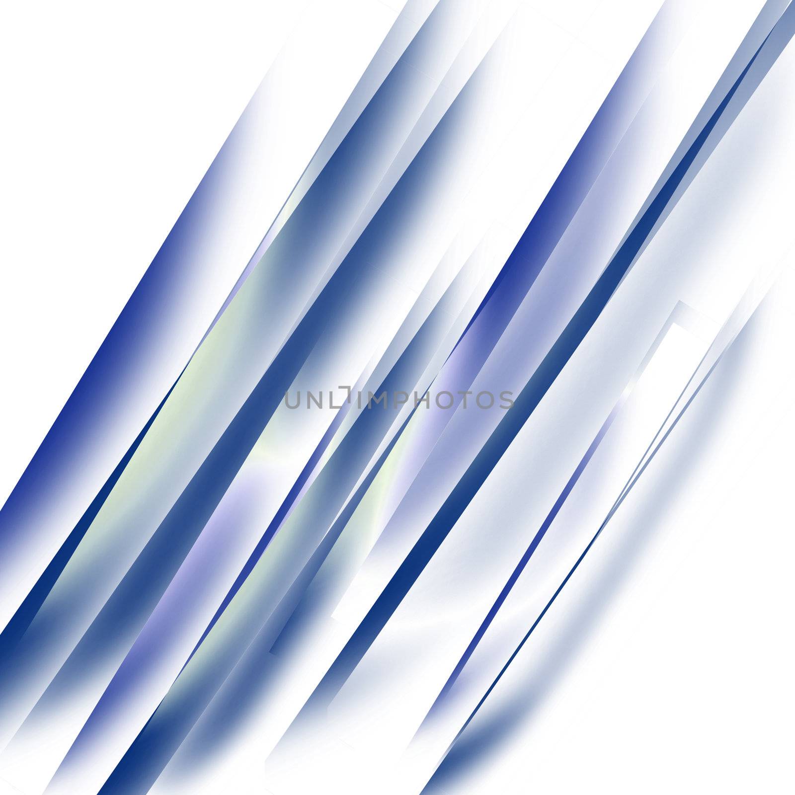 Straight blue lines in a downward angle against a white background