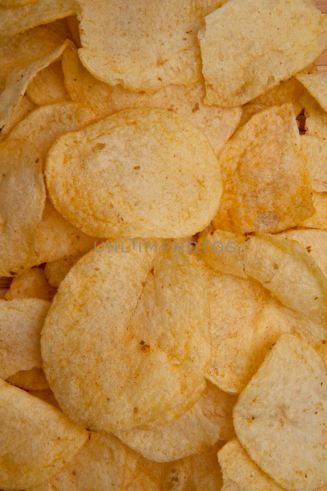 Many chips laid out together