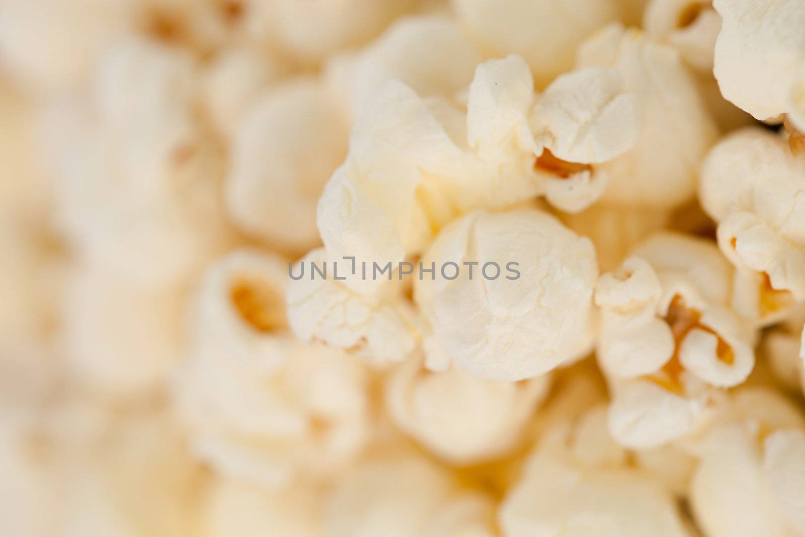 Close up on blurred  popcorn by Wavebreakmedia