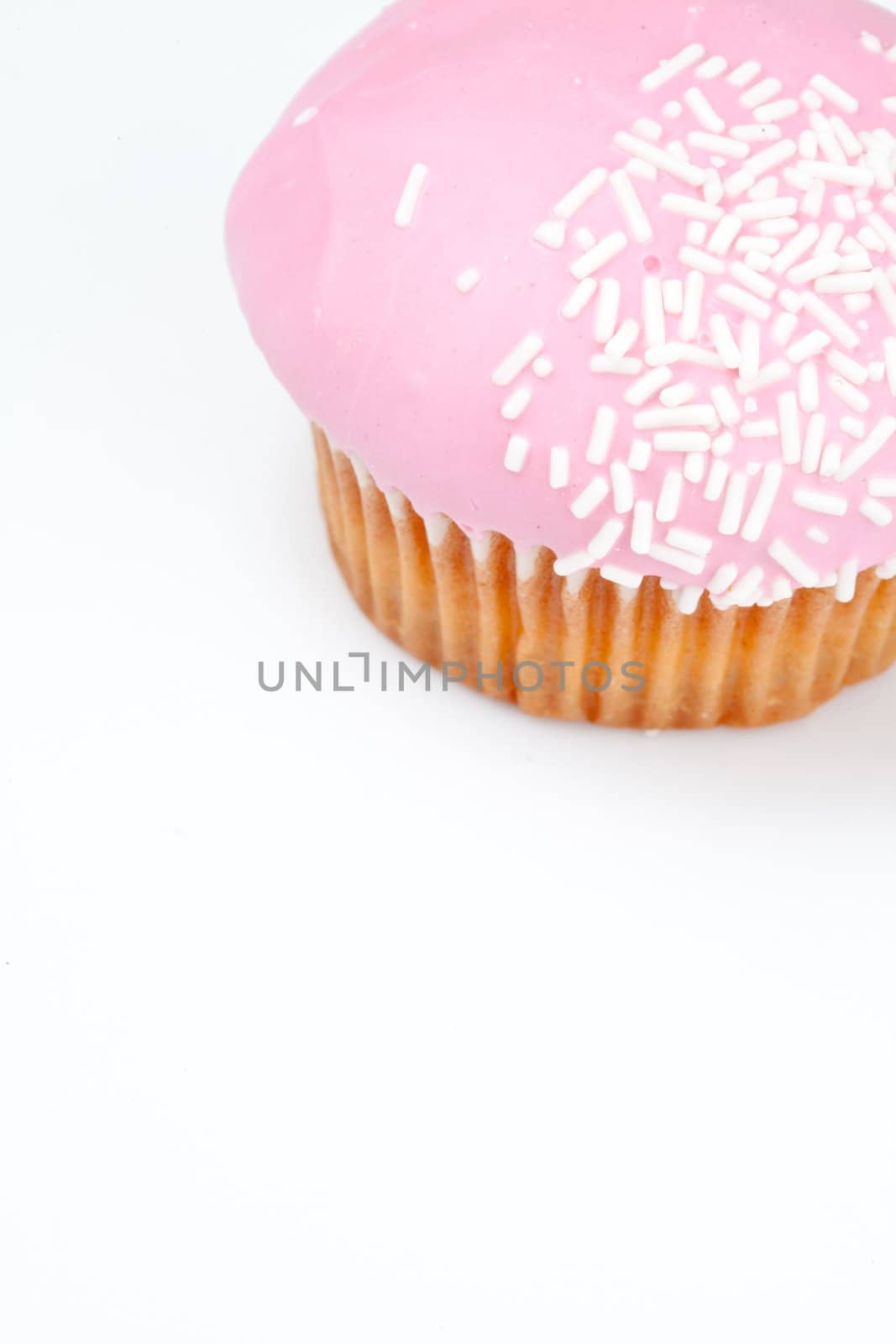 Close up of muffin with icing sugar by Wavebreakmedia