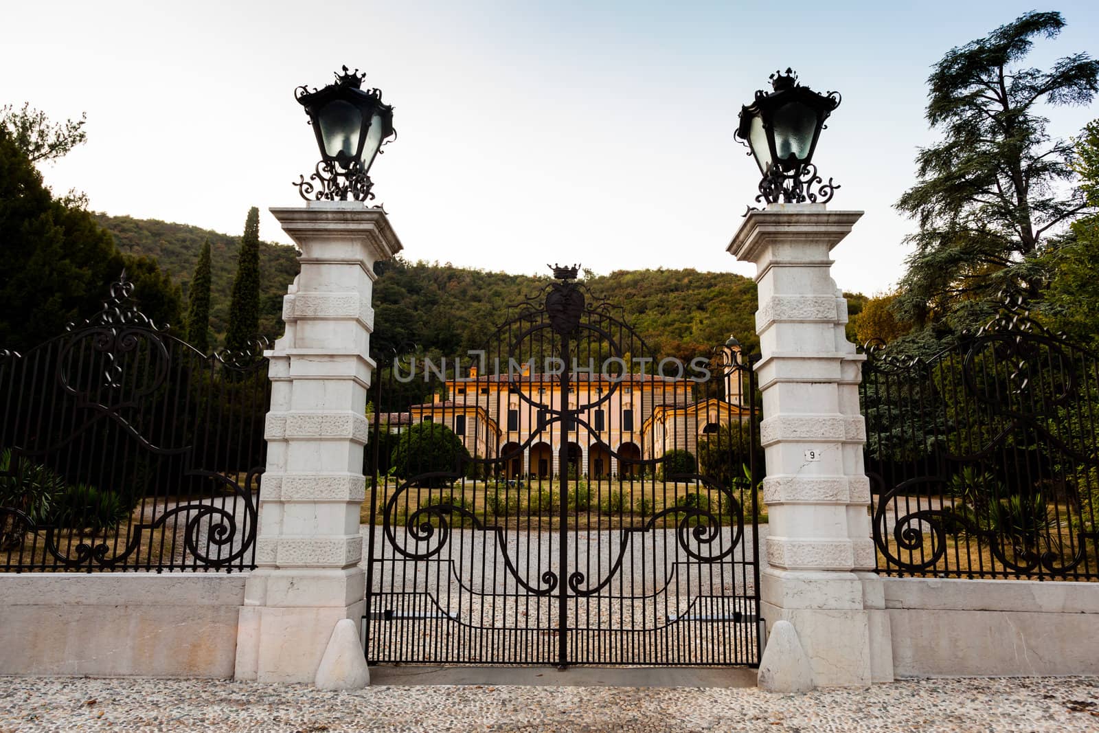 Rodengo Saiano (Brescia, Lombardy, Italy): Villa Fenaroli, ancient palace with park (18th century)