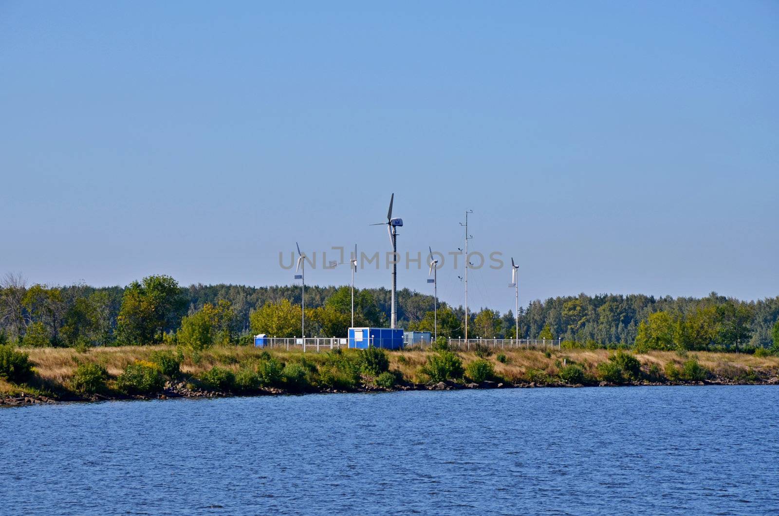 Kind on wind-driven generators from the city of Dubna of Moscow Region