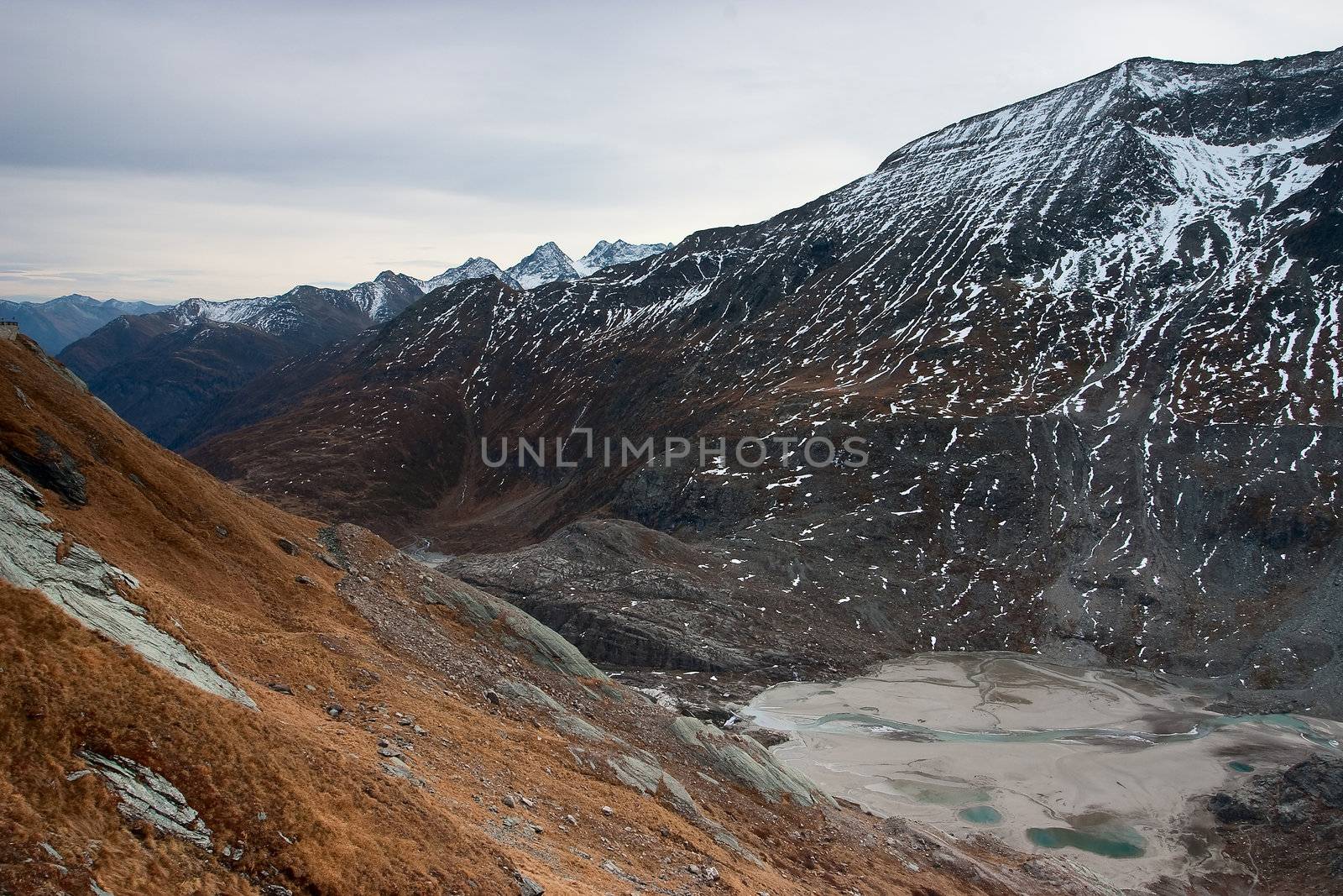 Glaciers in Austria Alps