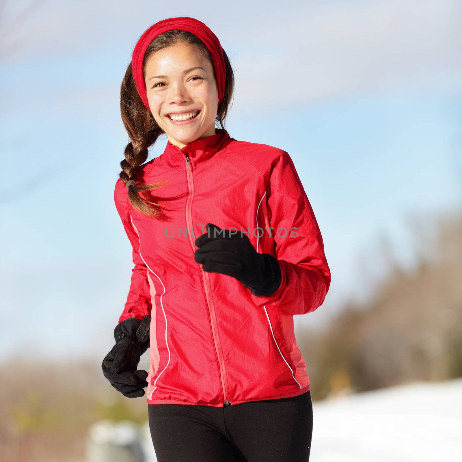 Fitness running woman by Maridav