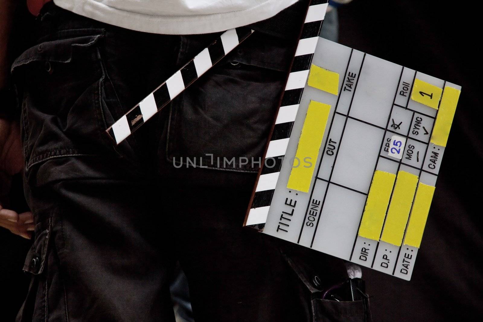 Film clapperboard by ponsulak