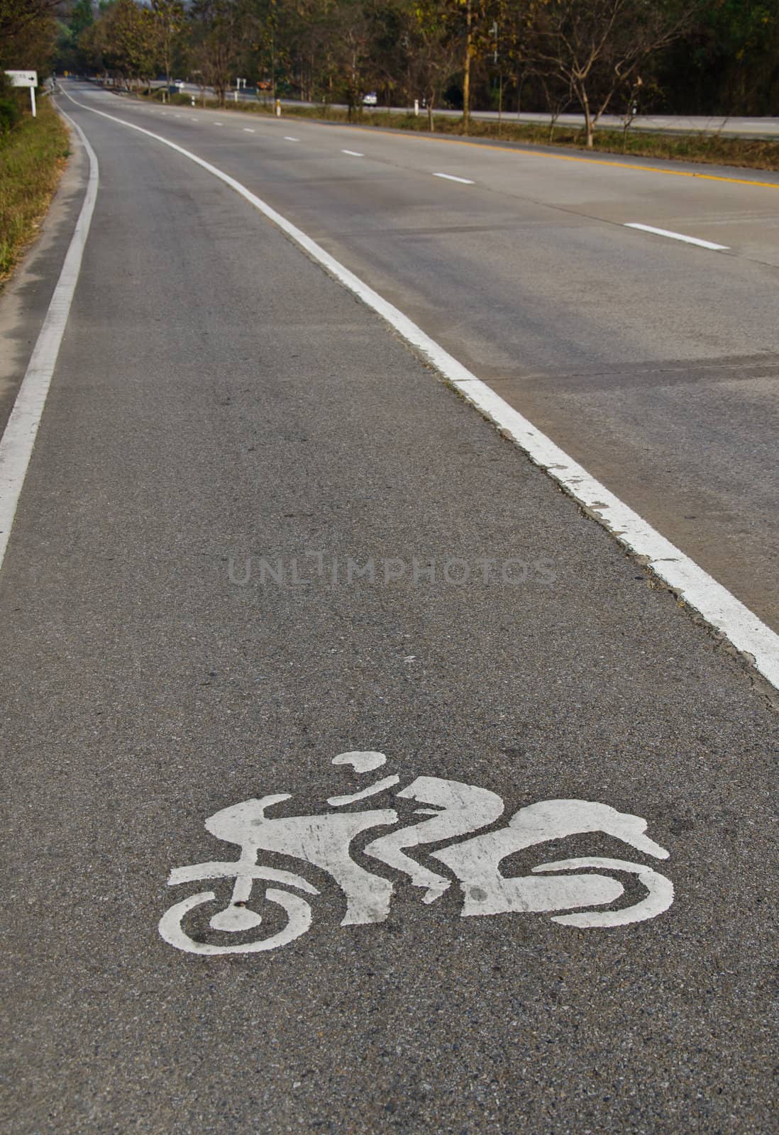 bike lane traffic symbol