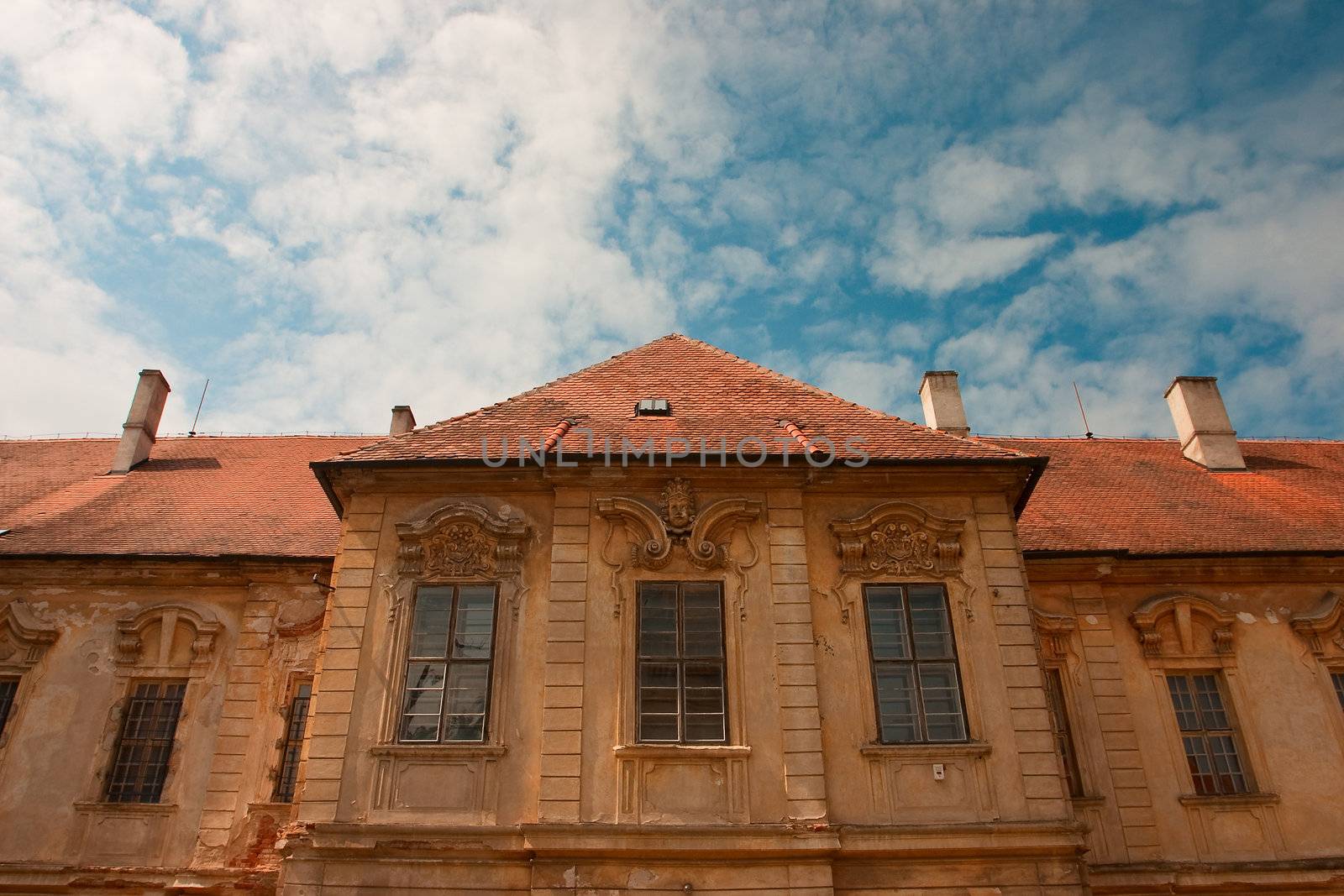 Part of Old Library in Rajhrad.