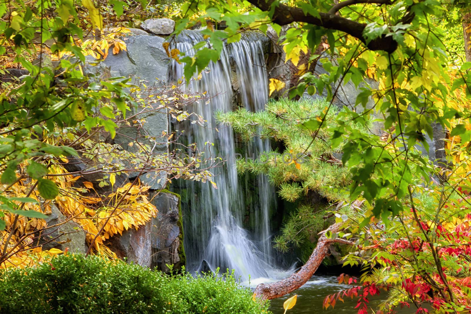 Autumn Waterfall by wolterk