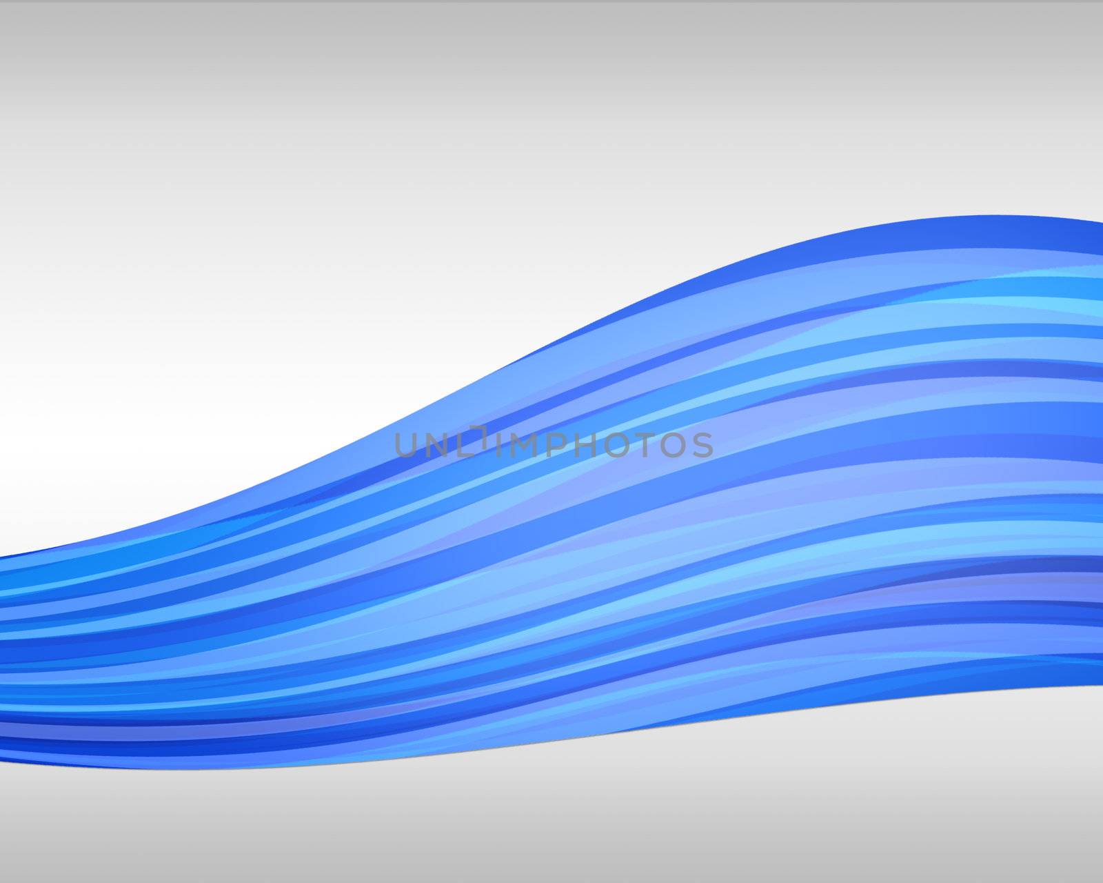 Background of a blue wave