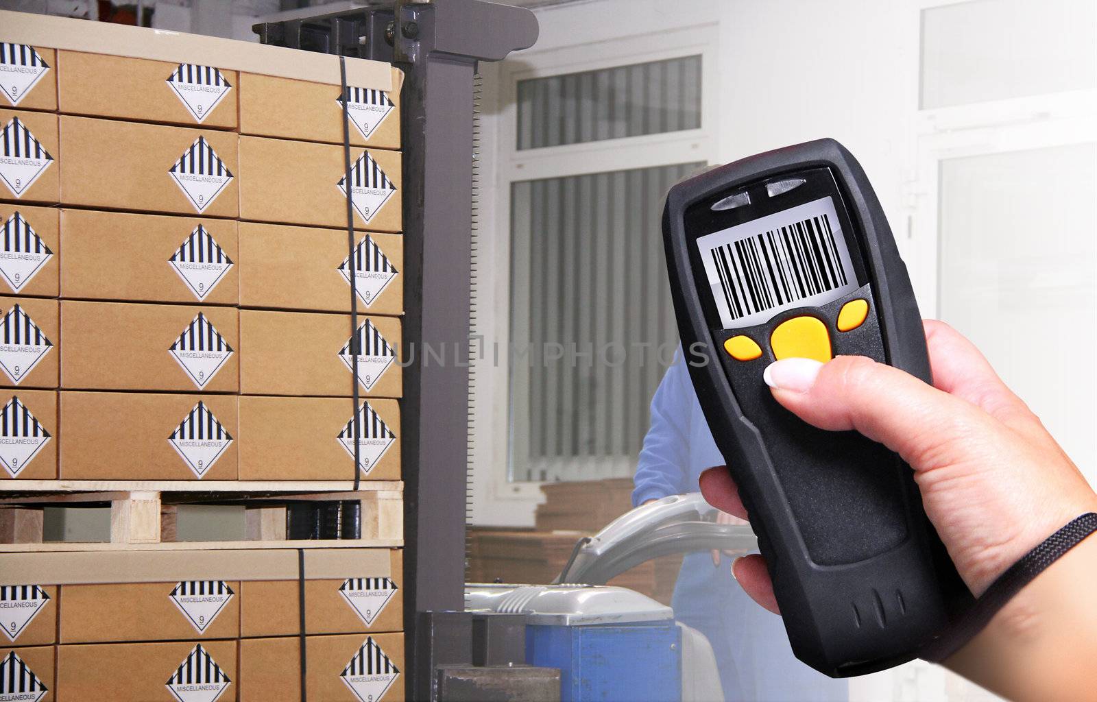 Handheld Computer for barcode scanning identification