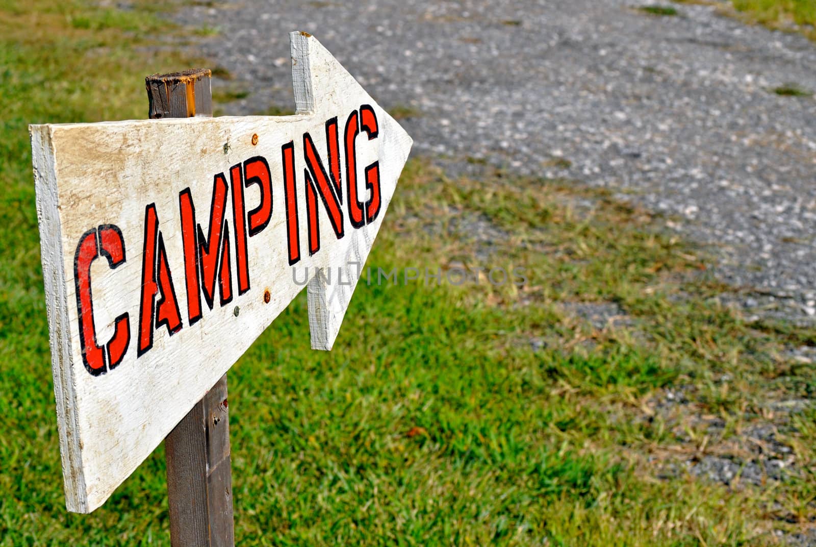 Camping Sign by RefocusPhoto