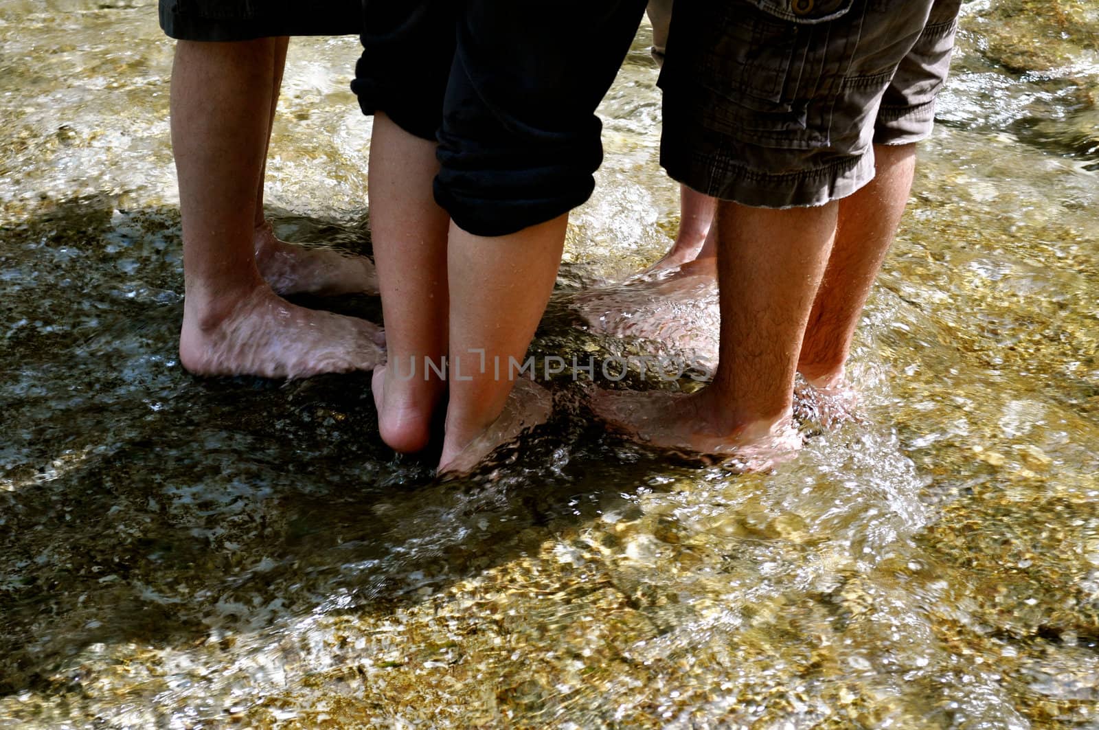 Toes in the water - group