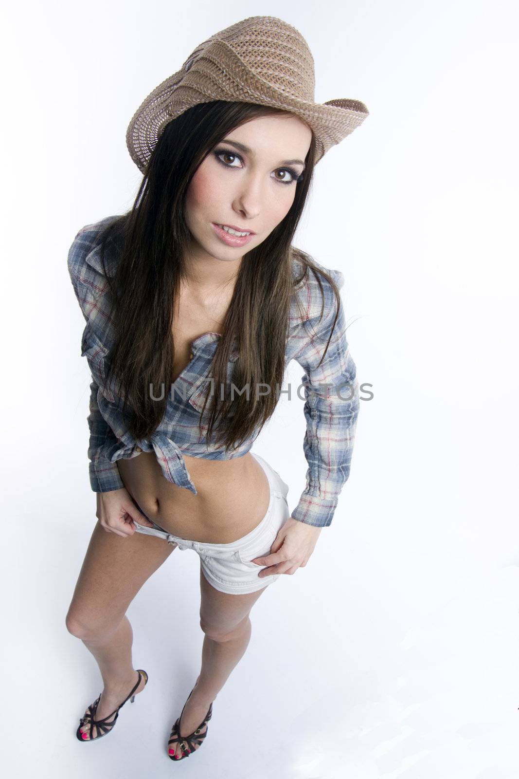 Cowgirl Standing by ChrisBoswell