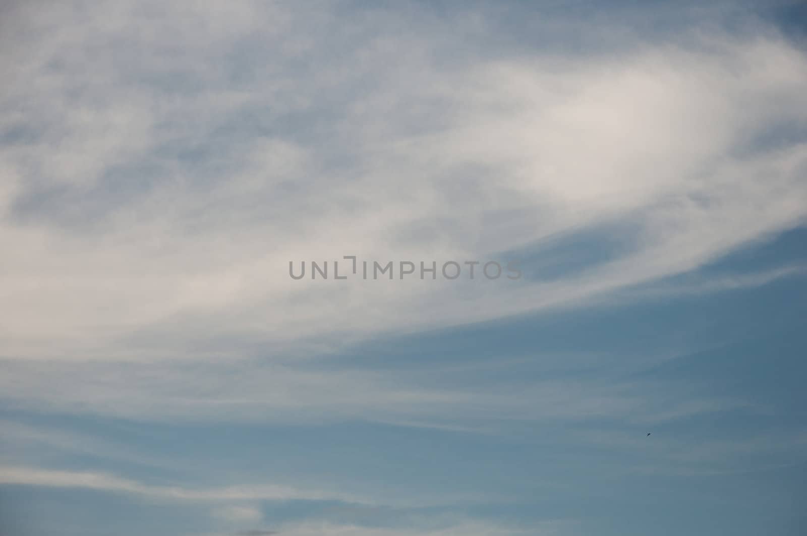 blue sky and clouds