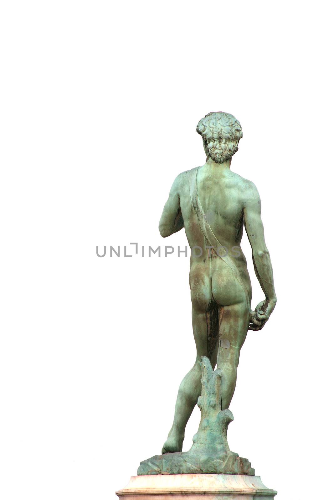  Statue of David by Michelangelo, isolated on white by cristiaciobanu