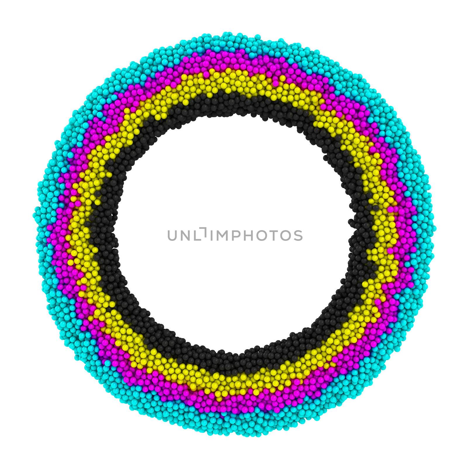 CMYK round frame by timbrk