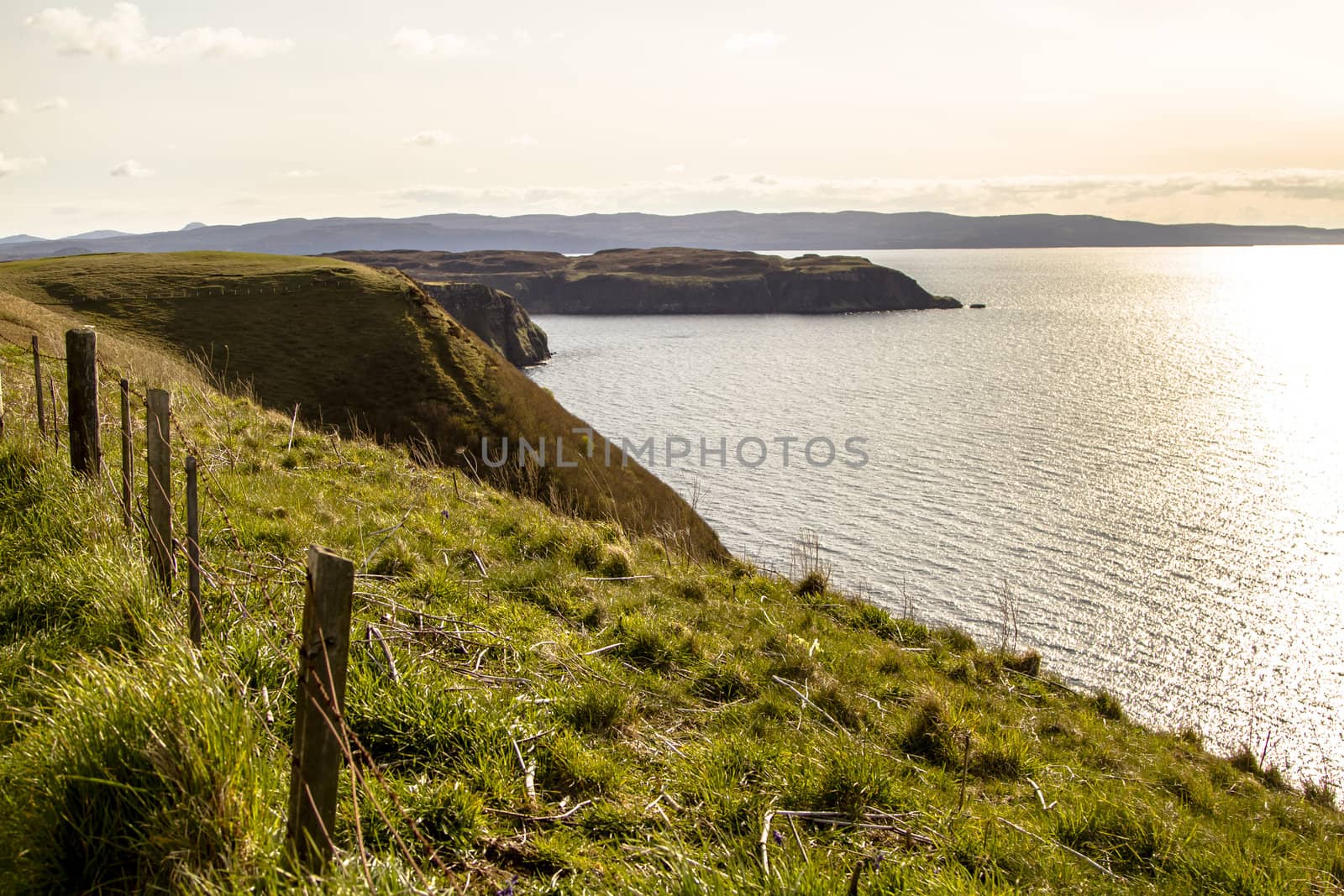 Sunset over The Isle of Skye coatline