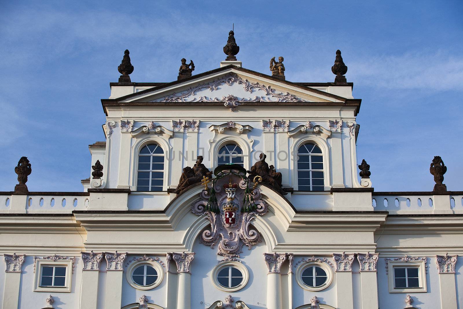 Detail of Smiricky Palace - Czech Republic, Prague