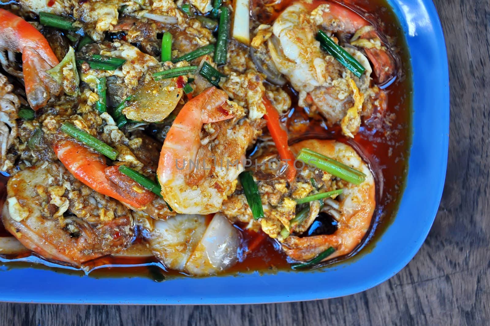 shrimp thai food  by phanlop88