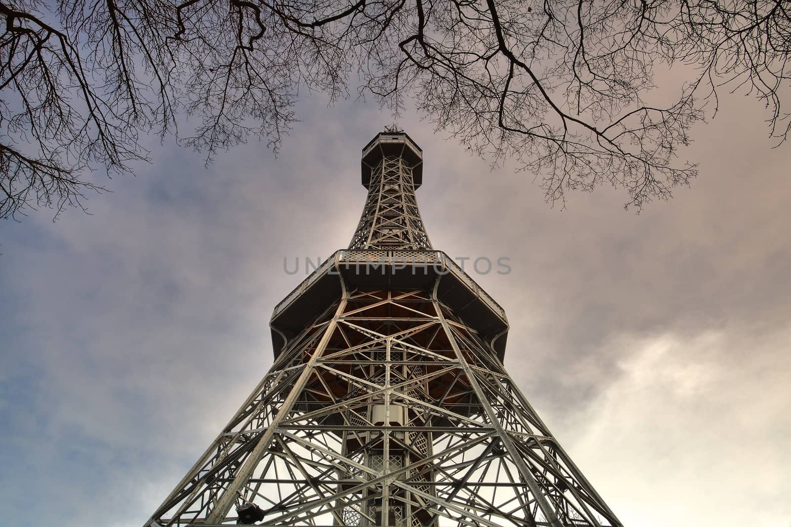 Prague Lookout Tower (Petrin) similar to Eiffel Tower