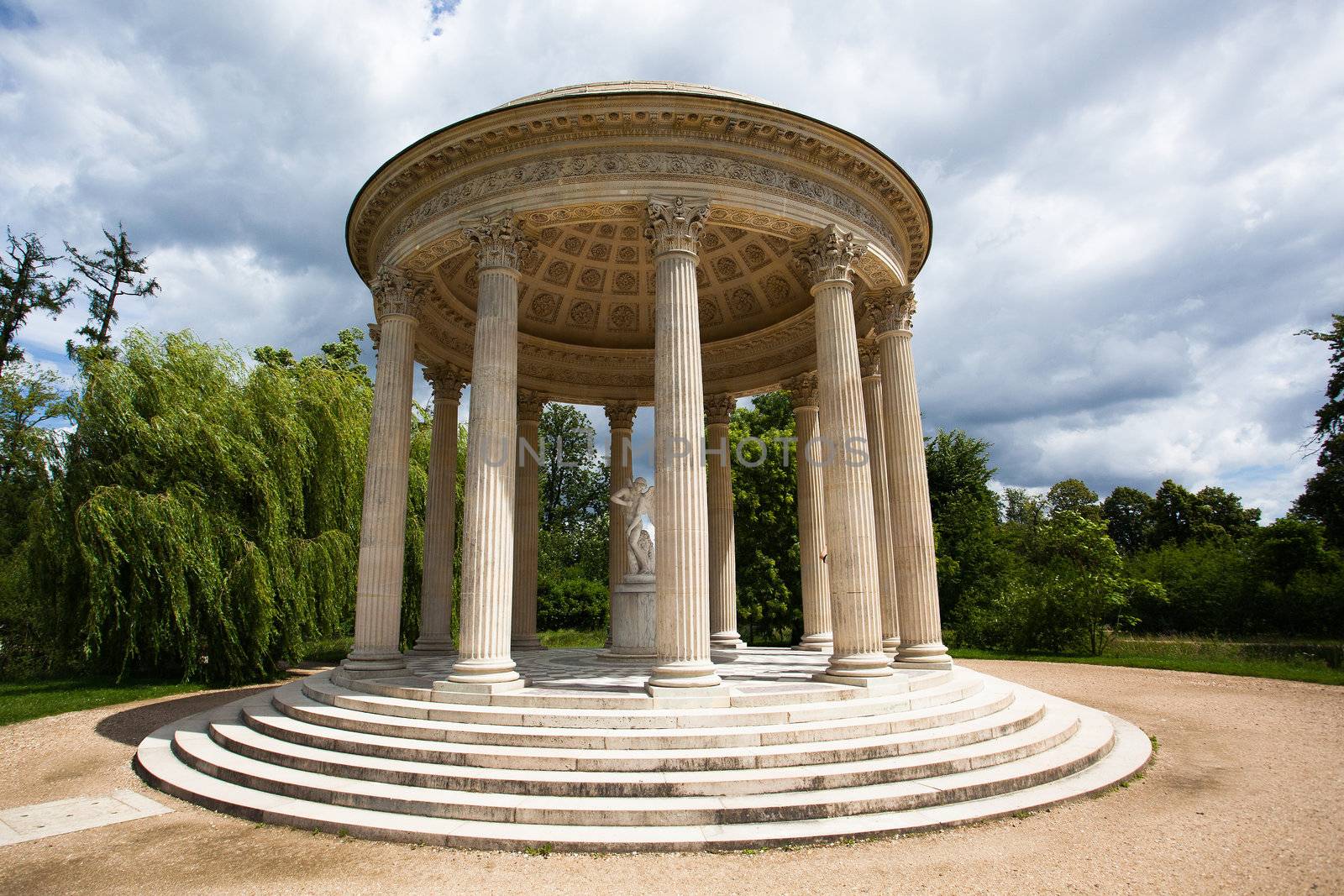 The Temple of Love in the gardens of Trianon, Versailles Castle - France