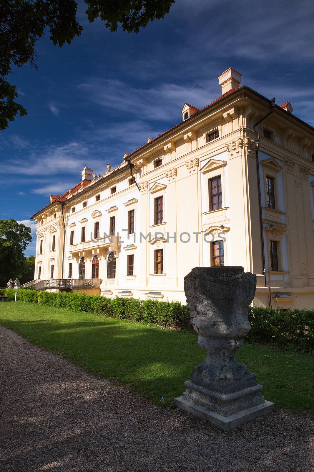 Castle in Slavkov - Austerlitz near Brno, Czech Republic